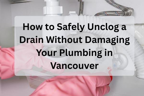 feature image of How to Safely Unclog a Drain Without Damaging Your Plumbing in Vancouver