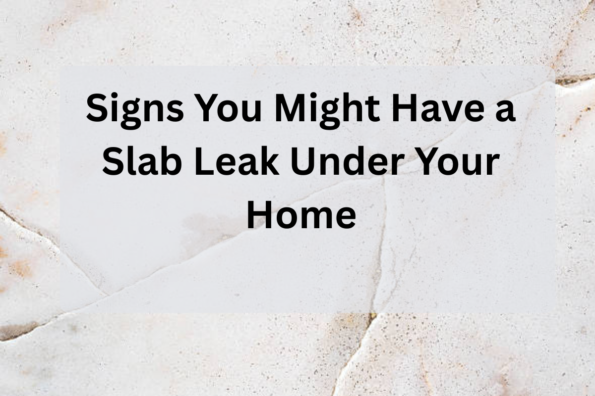 Signs You Might Have a Slab Leak Under Your Home