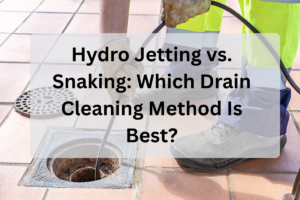 drain cleaning with hydro jettting