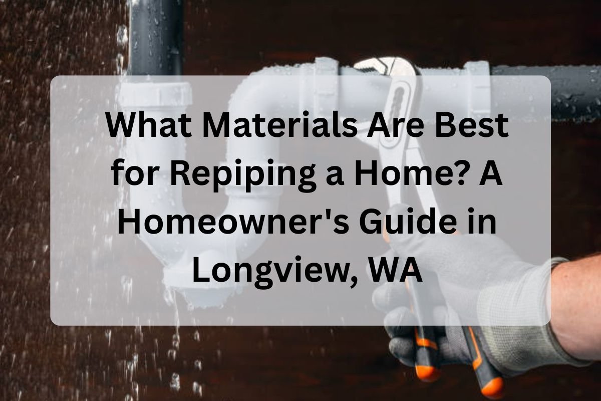 What Materials Are Best for Repiping a Home? A Homeowner's Guide in Longview, WA